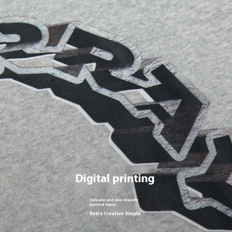 Autumn And Winter Round Letter Print