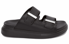 (WMNS) Alexander McQueen Hybrid Slide 'Black' 650784WHXZE1081 #