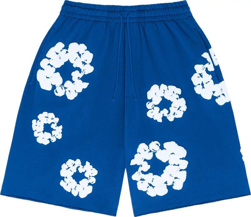 Denim Tears ‘The Cotton Wreath’ Shorts Royal Blue