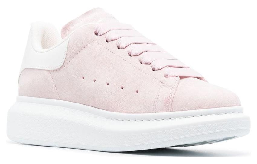 (WMNS) Alexander McQueen Suede Oversized Sneaker 'Light Pink' 650792WIA5E5738 #