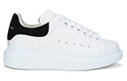 (WMNS) Alexander McQueen Oversized Sneaker 'White Black Suede' 650788WHZ4K9061 #