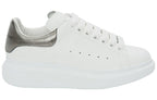 (WMNS) Alexander McQueen Oversized Sneaker 'Bleach White Silver' 553770WHFBU9042 #