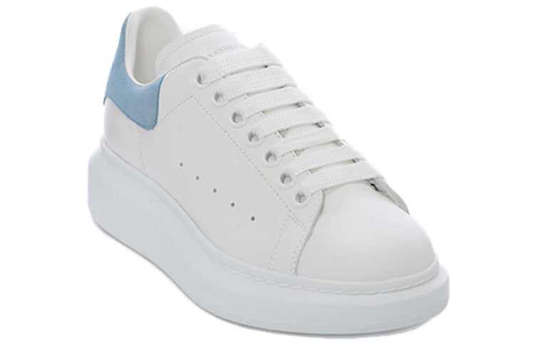 (WMNS) Alexander McQueen Oversized Sneaker 'White Dream Blue Suede' 553770WHGP79048 #