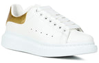 (WMNS) Alexander McQueen Oversized Sneakers 'White Gold' 676702WIAFH9075 #