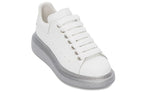 (WMNS) Alexander McQueen Oversized Sneaker 'White Silver' 553770WHWKV9071 #