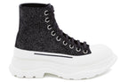 (WMNS) Alexander McQueen Tread Slick Boot 'Galaxy Black' 633900WHW571027 #