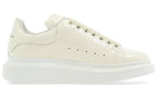(WMNS) Alexander McQueen Glossy Low-Top Sneakers 'Cream White' 718130WIA347904 #