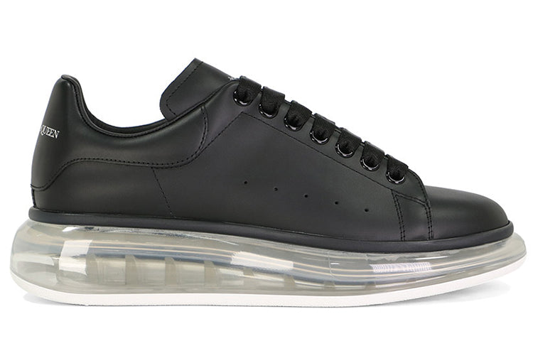 Alexander McQueen Oversized Sneaker 'Black Clear Sole' 604232WHX981070 #