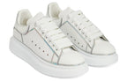 (WMNS) Alexander McQueen Oversized Sneakers 'White Silver' 708750WIBNV9989 #