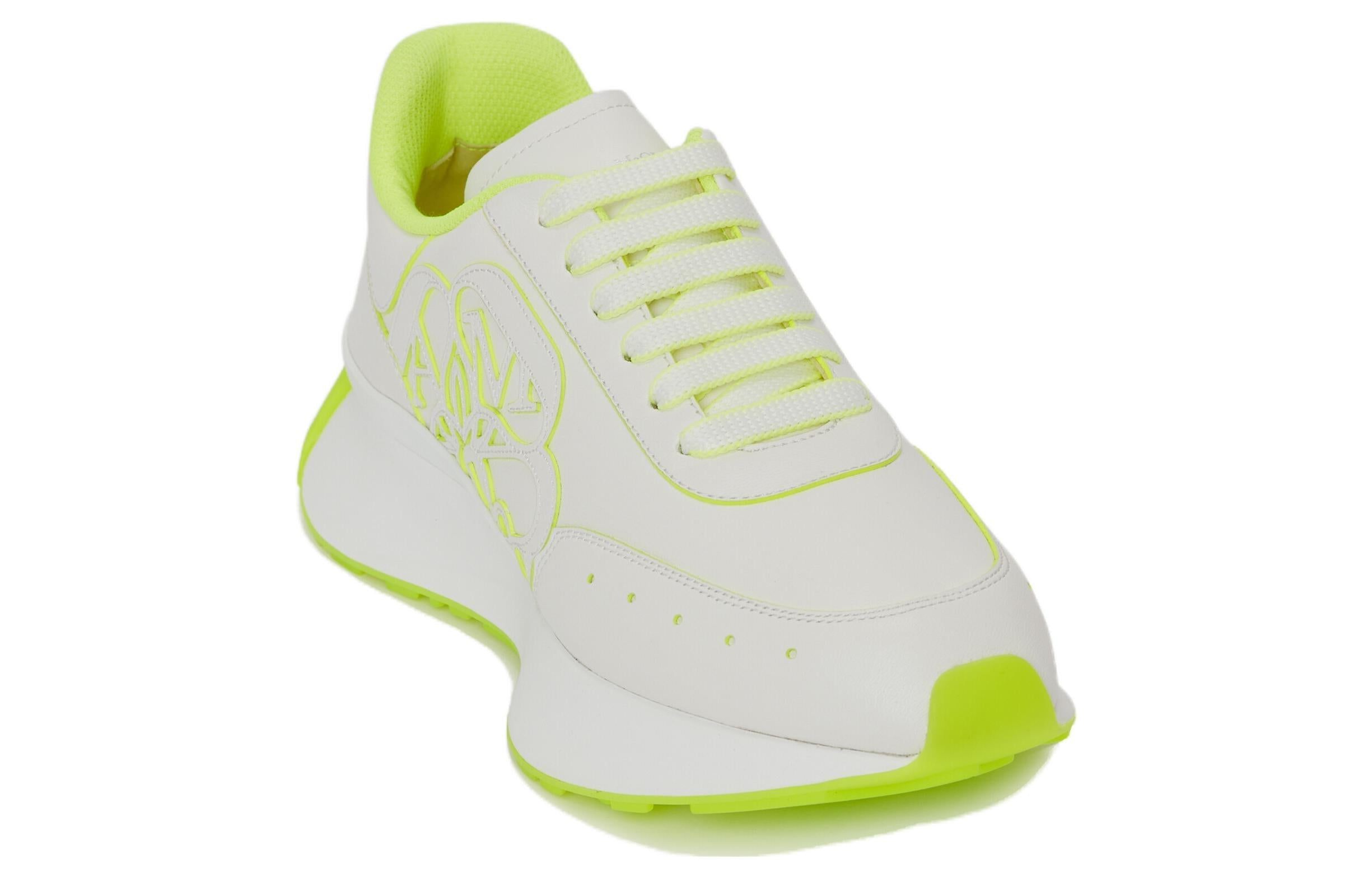 (WMNS) Alexander McQueen Sprint Runner 'White Acid Yellow' 718361WIC9D8954 #