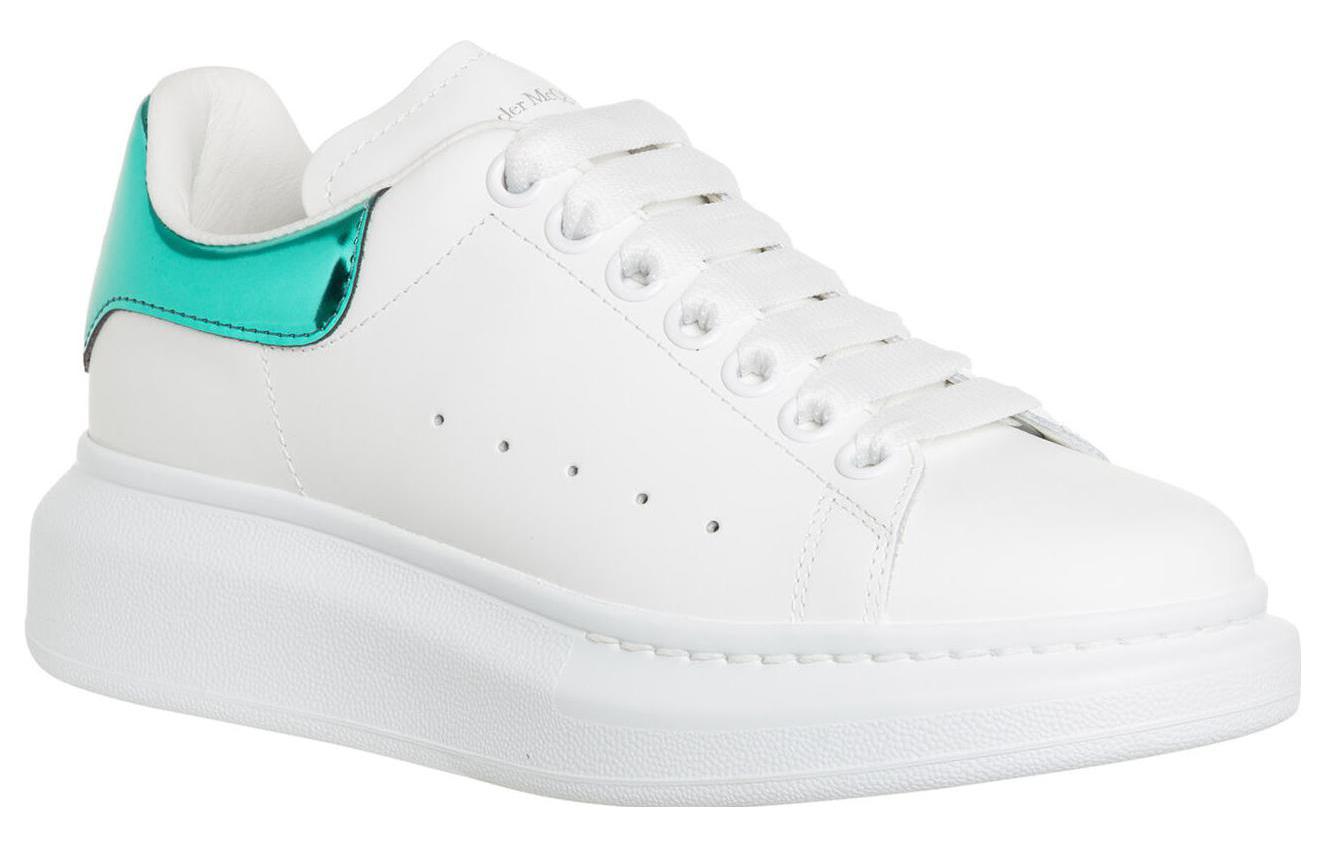 (WMNS) Alexander McQueen Oversized Sneaker 'White Emerald' 676702WICGG9079 #