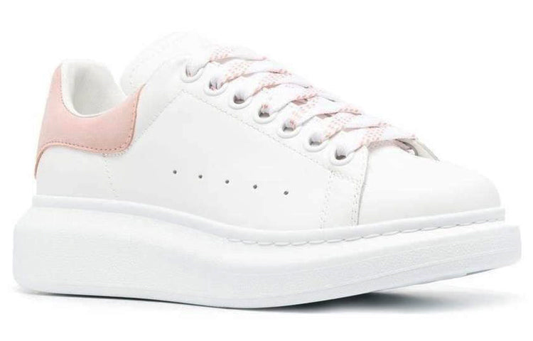 (WMNS) Alexander McQueen Oversized Low-Top Sneakers 'White Pink' 718139WHGP78965 #