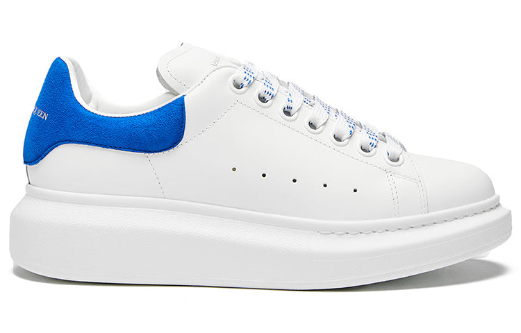 (WMNS) Alexander McQueen Oversized Shoes 'White Royal Blue' 719412WHGP78981 #