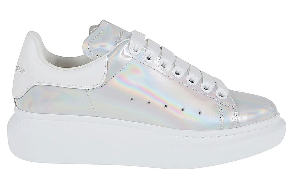 (WMNS) Alexander McQueen Oversized Sneakers 'White Iridescent' 718139WICT19000 #