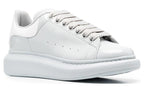(WMNS) Alexander McQueen Oversized Low-Top Sneakers 'Grey White' 697102W4T911806 #