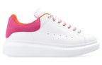 (WMNS) Alexander McQueen Oversized Low-Top Sneakers 'White Rose Pink' 697103WIBNH9858 #