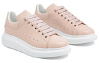(WMNS) Alexander McQueen Oversized Larry Leather Sneakers 'Pink White' 718139WHGP56856 #