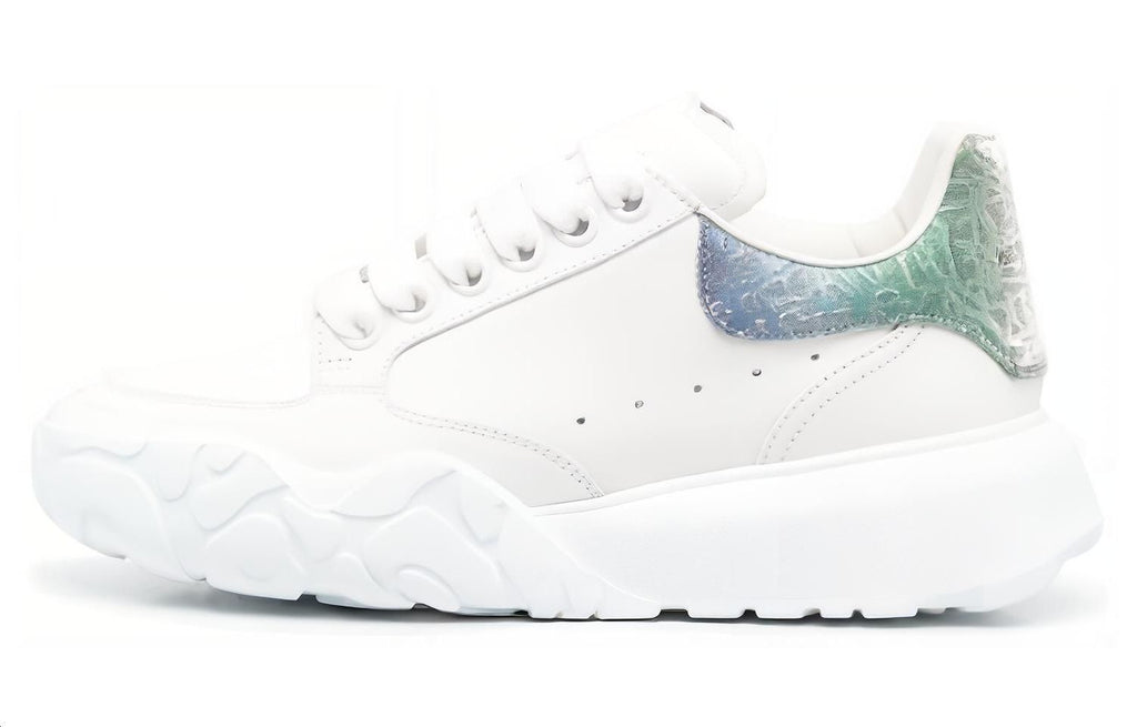 (WMNS) Alexander McQueen Court Sneakers 'White Multi' 733025WID619487 #