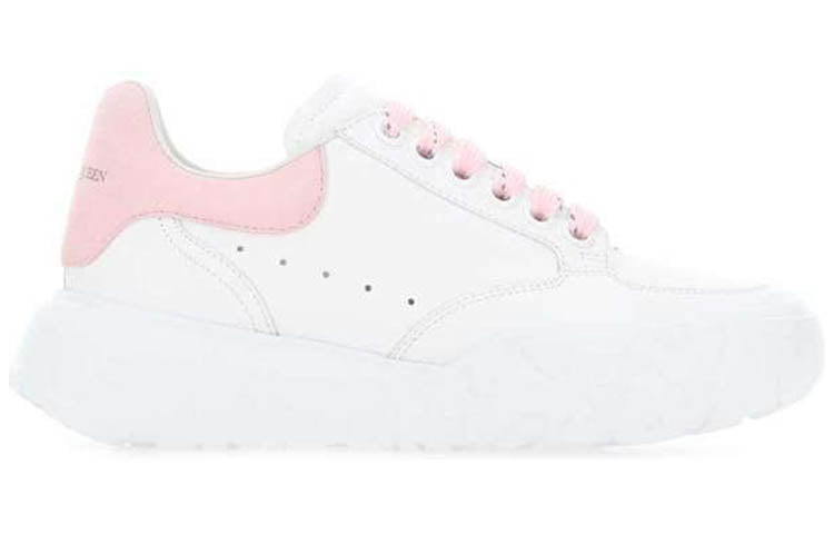 (WMNS) Alexander McQueen Oversized Court Trainer 'White Pink' 633915WIA9A9414 #