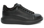 Alexander McQueen Oversized Sneaker 'Black Wool' 604228WHVJX1000 #