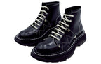 (WMNS) Alexander McQueen Tread Slick Boot 'Black Silver' 595469WHZ811090 #