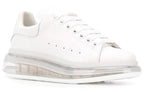(WMNS) Alexander McQueen Oversized Sneaker 'White Clear Sole' 611698WHX989000 #