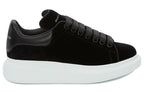 (WMNS) Alexander McQueen Oversized Sneaker 'Smooth Black' 553775W4FKT1000 #