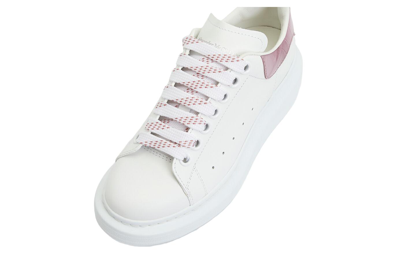 (WMNS) Alexander McQueen Oversized Sneakers 'White Pink 718233WICG68887 #
