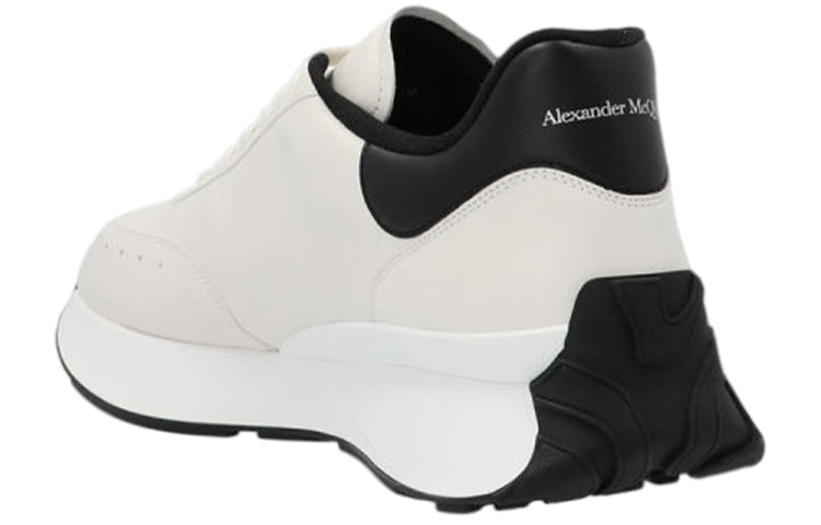 Alexander McQueen Sprint Runner Lace-Up Sneakers 'Beige White' 691342WIC959061 #