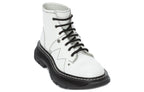 (WMNS) Alexander McQueen Tread Slick Boot 'Ivory Black' 595469WHQSG9089 #