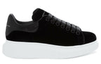 (WMNS) Alexander McQueen Oversized Sneaker 'Black Suede' 482142W4FKT1000 #