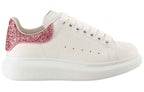 (WMNS) Alexander McQueen Oversized Sneaker 'Beige Pink Glitter' 558945WIA4Y9414 #