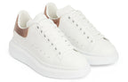 (WMNS) Alexander McQueen Oversized Sneaker 'White Burnt Pink Crocodile' 553770WICG69886 #