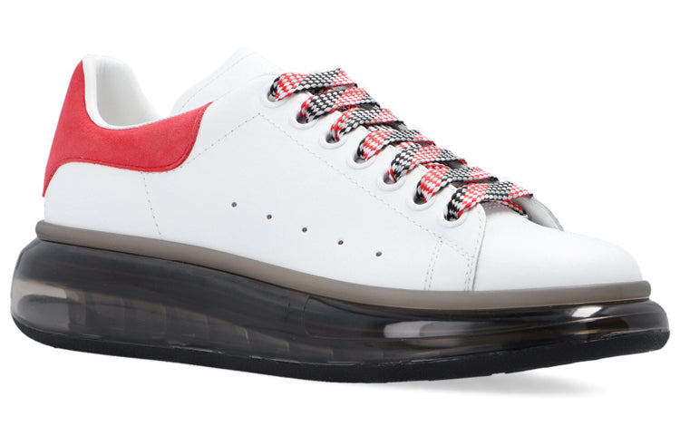 (WMNS) Alexander McQueen Oversized Transparent 'White Red' 611698WHXMA9629 #