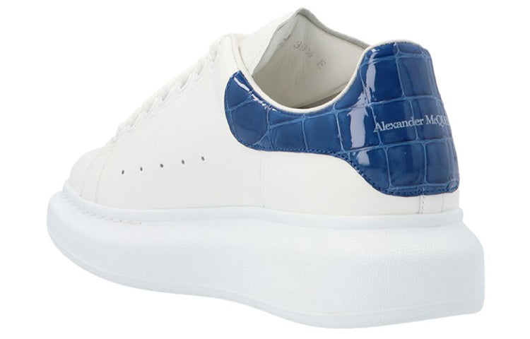 (WMNS) Alexander McQueen Oversized Sneaker 'Indigo Croc' 553770WHXMY9553 #