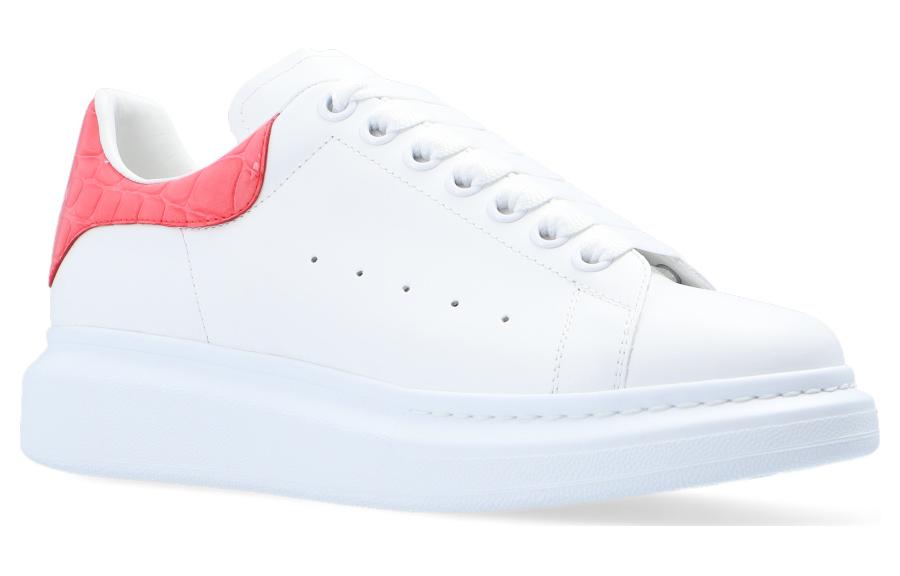 (WMNS) Alexander McQueen Oversized Sneaker 'White Pink' 553770WHXMY9663 #