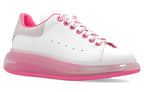 (WMNS) Alexander McQueen Larry Oversized Sneaker 'Clear Sole White Pink' 718255WICYD8884 #