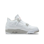 Air Jordan Retro 4-Style Sneakers – White Cement Edition