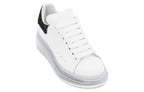 (WMNS) Alexander McQueen Clear Sole Oversized Sneaker 'White Black Sequins' 621718WHZ429926 #