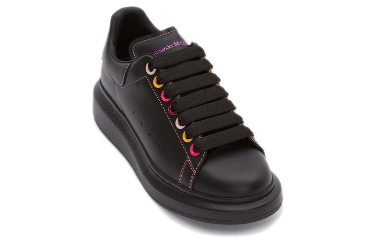 (WMNS) Alexander McQueen Oversized Sneaker 'Black Rainbow' 553770WHZ4S1312 #