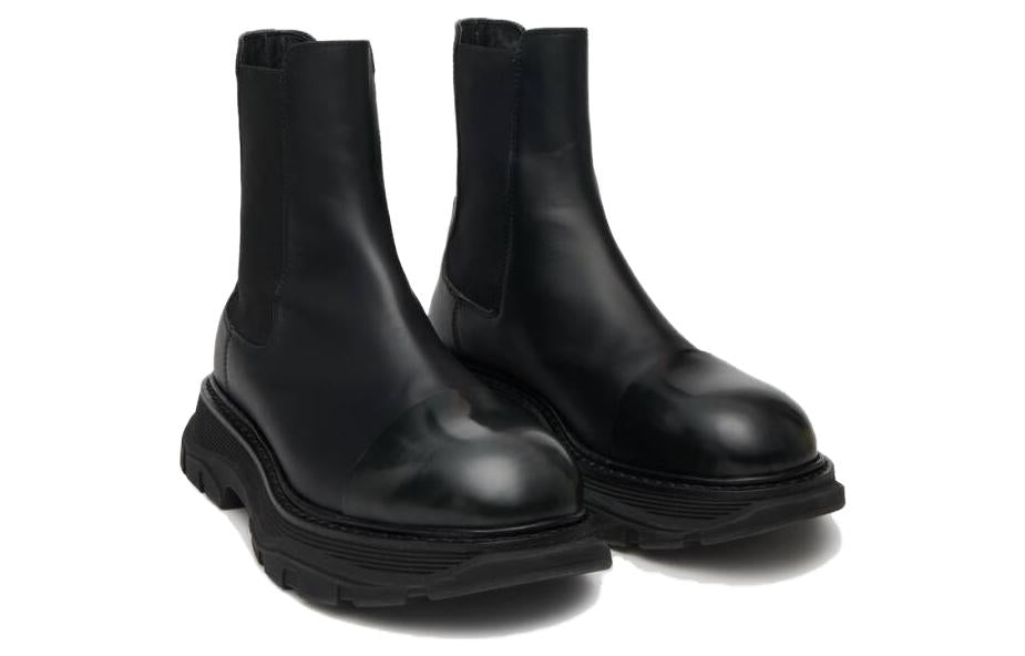 Alexander McQueen Wander Chelsea Boots 'Black' 777807WIEQ31000 #.
