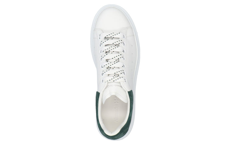 (WMNS) Alexander McQueen Oversized Low-Top Sneakers 'White Dark Green' 718139WIBN28936 #