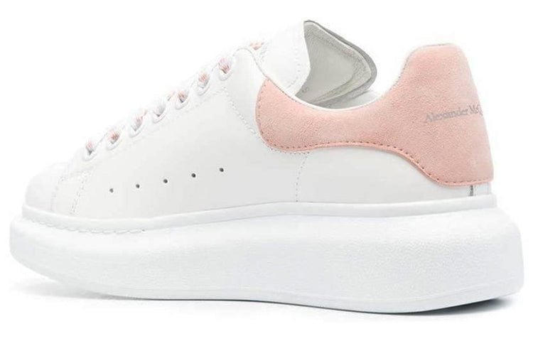 (WMNS) Alexander McQueen Oversized Low-Top Sneakers 'White Pink' 718139WHGP78965 #