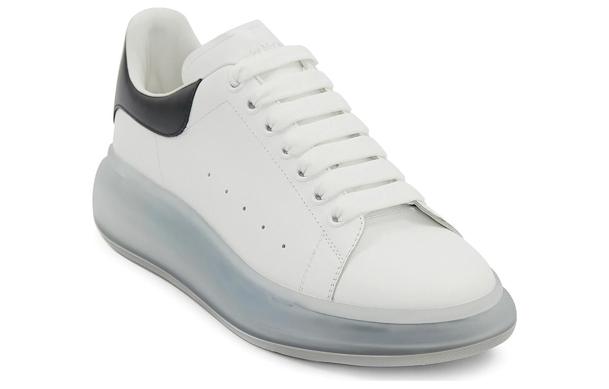 Alexander McQueen Oversized Sneakers 'Clear Sole White Navy Blue' 709817WICY19095 #