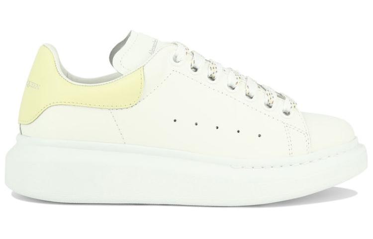 (WMNS) Alexander McQueen Oversized Shoes 'White Lemon Yellow' 718139WHGP53523 #