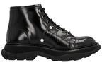 (WMNS) Alexander McQueen Tread Lace Up Boot 'Black' 595469WHQSG1081 #