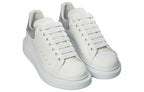 (WMNS) Alexander McQueen Oversized Shoes 'Cream White Silver' 718232WICGI9071 #