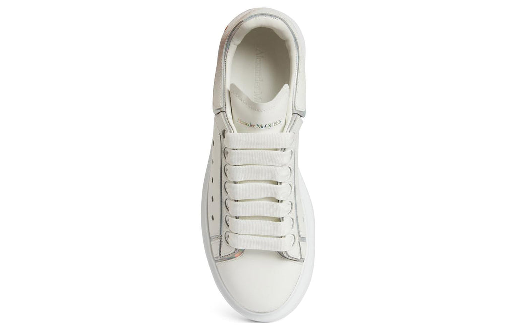 (WMNS) Alexander McQueen Oversized Sneakers 'White Silver' 708750WIBNV9989 #