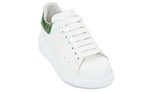 (WMNS) Alexander McQueen Oversized Sneaker 'White Green Crocodile' 553770WIAF89409 #