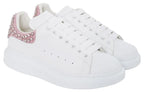 (WMNS) Alexander McQueen Sequin Oversize Shoes 'White Pink' 586393WHWKH9382 #